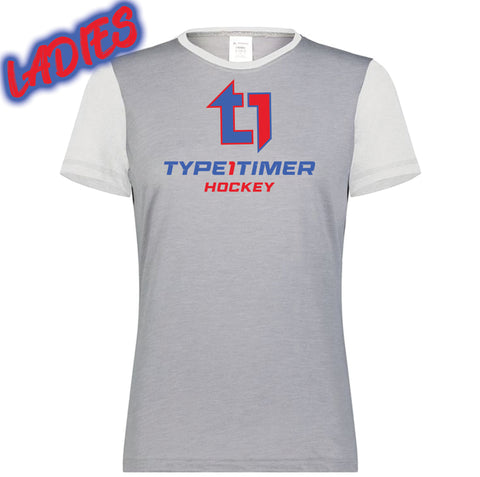 Type 1 Timer Hockey LADIES Gameday Vintage Ringer Tee