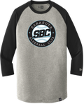 Sarasota Baseball Club New Era Heritage Blend 3/4-Sleeve Baseball Raglan Tee