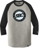 Sarasota Baseball Club New Era Heritage Blend 3/4-Sleeve Baseball Raglan Tee