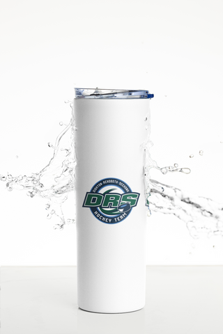 DRS Hockey 20oz Skinny Tumbler with Straw