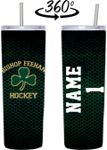 Custom Feehan 20 oz Skinny Tumbler with Straw