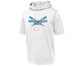 Space Coast Crew Sport-Wick Fleece Short Sleeve Hooded Pullover