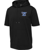 Warriors Lacrosse Sport-Wick Fleece Short Sleeve Hooded Pullover