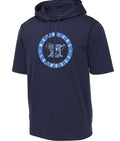 Warriors Lacrosse Sport-Wick Fleece Short Sleeve Hooded Pullover