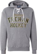 Bishop Feehan Hockey Lace Hoodie w/ Player Number