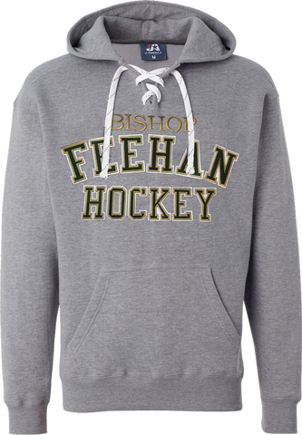Bishop Feehan Hockey Lace Hoodie w/ Player Number