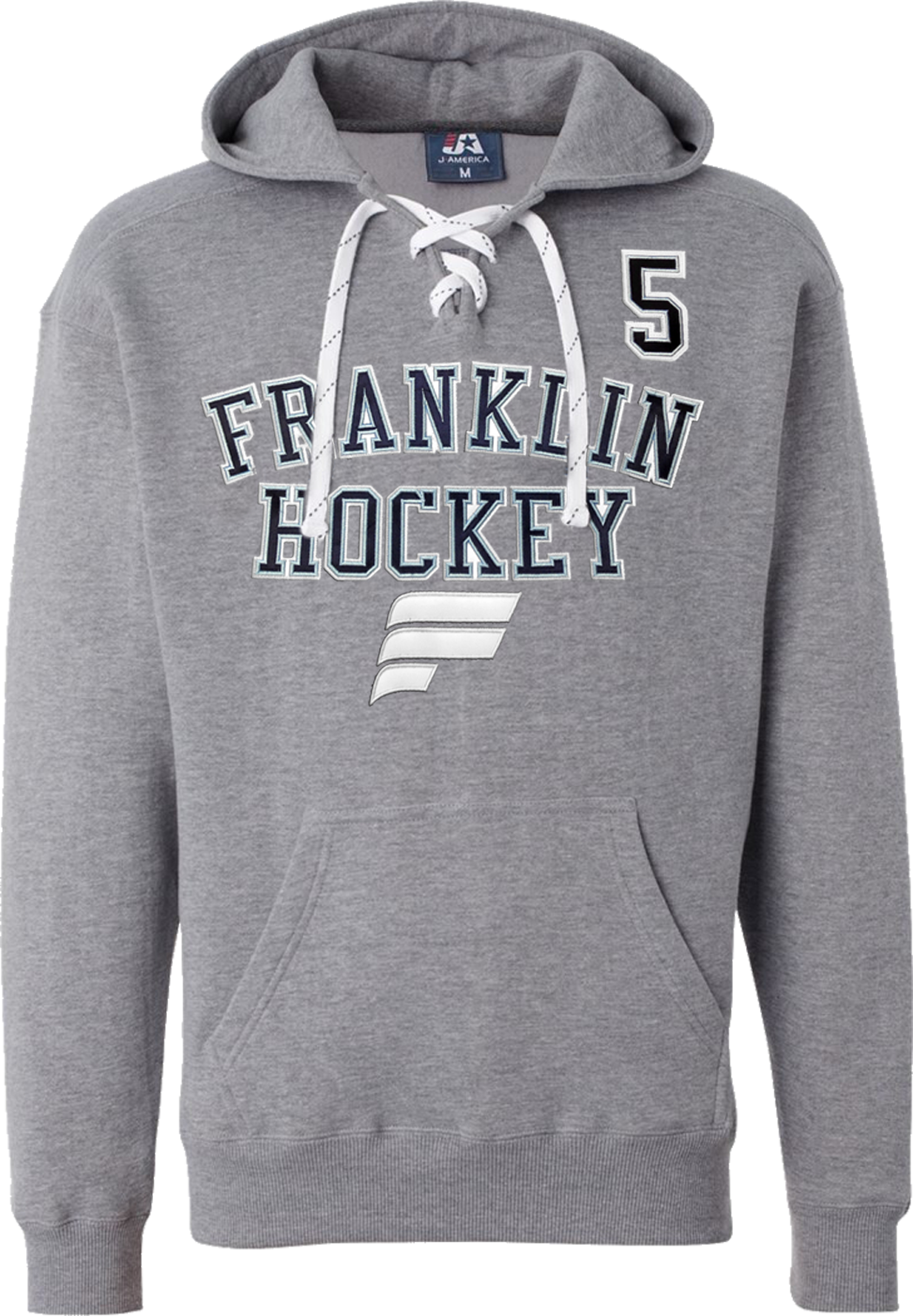 Franklin Flyers Hockey Lace Hoodie w/ Player Number