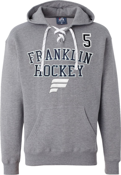 Franklin Flyers Hockey Lace Hoodie w/ Player Number