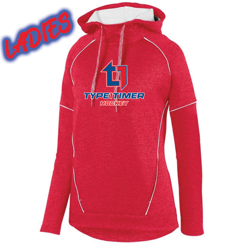 Type 1 Timer Hockey Ladies Zoe Stoked Tonal Heather Hoodie