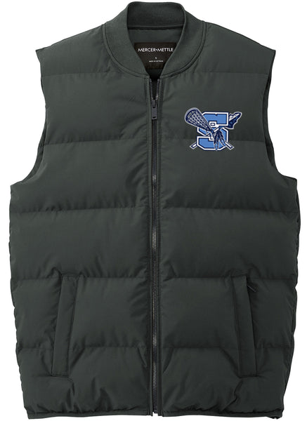 Warriors Lacrosse Mens Puffy Vest