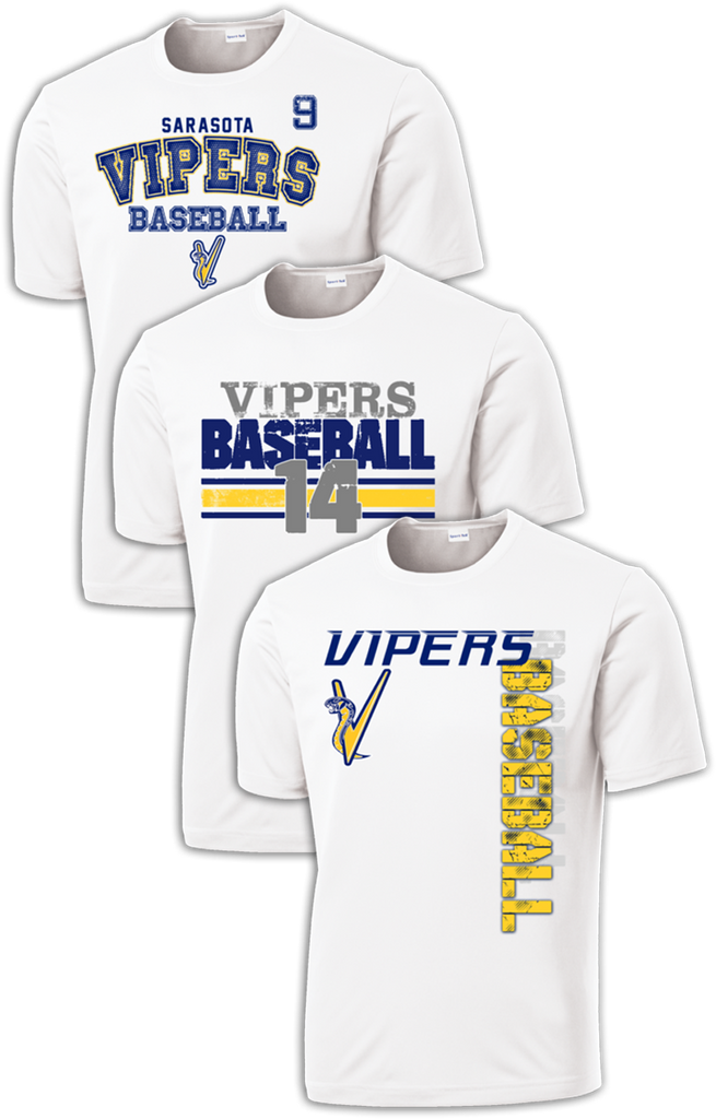 Sarasota Vipers Triple Play Custom Dri Fit T Shirt Set Direct