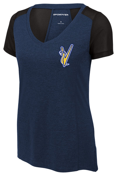 Vipers Baseball Logo Ladies Endeavor Tee
