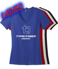 Type 1 Timer Hockey LADIES District Perfect Weight V-Neck Tee