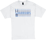 Warriors Lacrosse Repeat Logo T-shirt