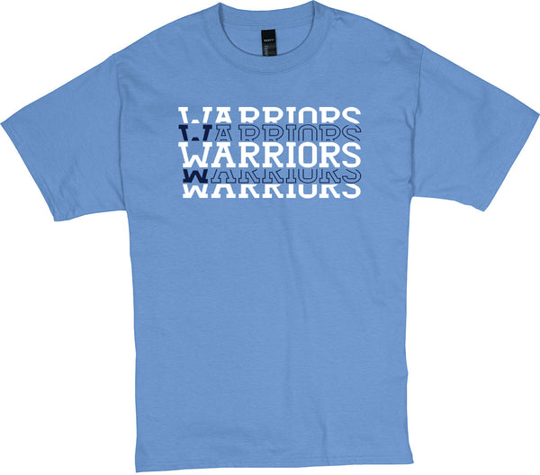 Warriors Lacrosse Repeat Logo T-shirt