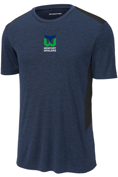 Newport Whalers Hockey Logo Mens Endeavor Tee