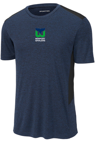 Newport Whalers Hockey Logo Mens Endeavor Tee