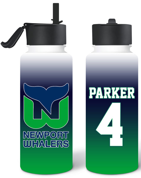 Newport Whalers Hockey Sport Water Bottle