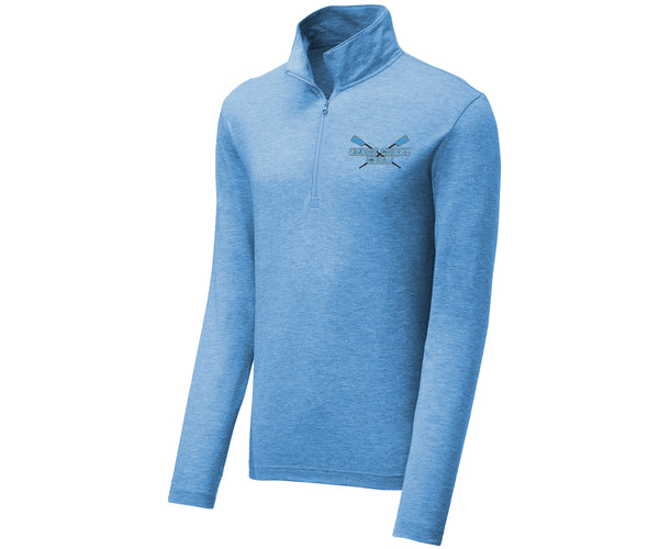 Space Coast Crew PosiCharge Tri-Blend Wicking 1/4-Zip Pullover