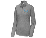 Space Coast Crew Ladies PosiCharge Tri-Blend Wicking 1/4-Zip Pullover